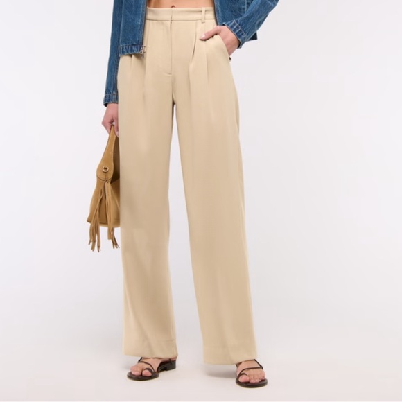 Joie Pants - Joie Cream Wide Leg Pants; size 2; new